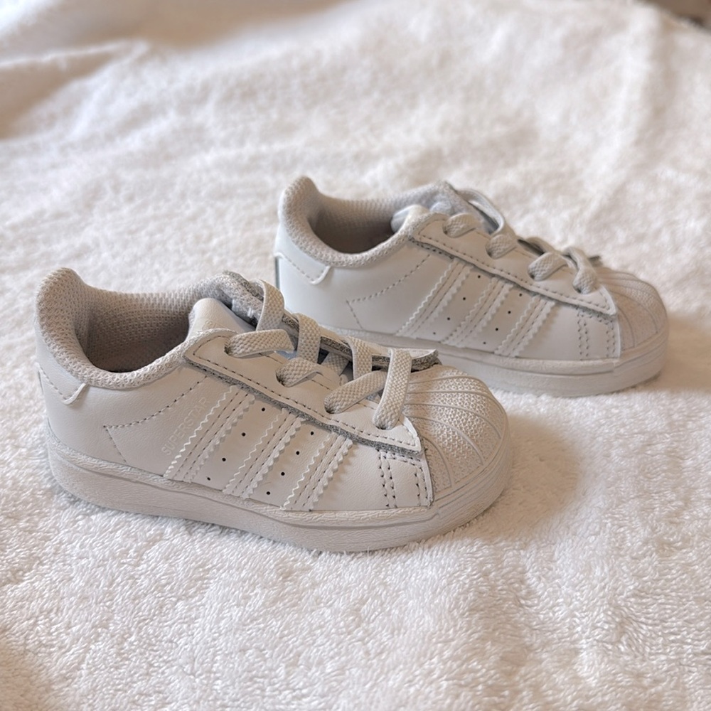 Adidas baby girl tennis shoes